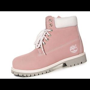 Pink Timberlands